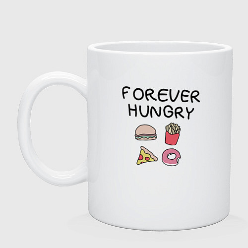 Кружка Forever Hungry / Белый – фото 1