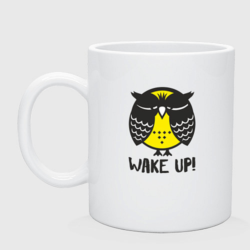 Кружка Owl: Wake up! / Белый – фото 1