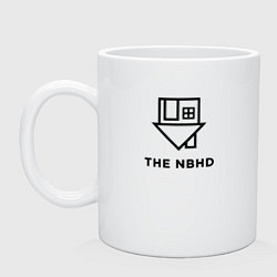 Кружка керамическая The NBHD, цвет: белый