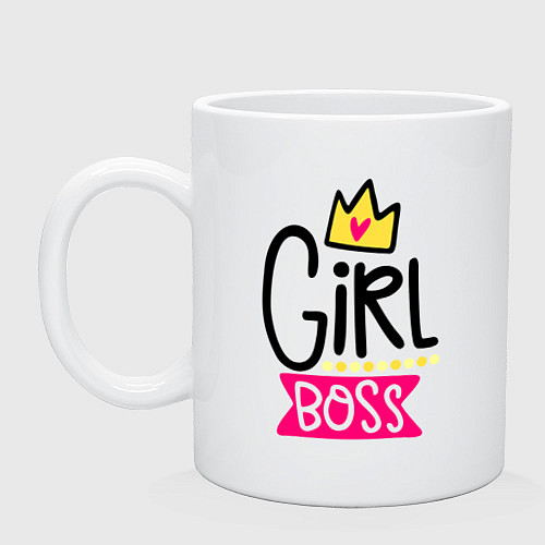 Кружка Girl Boss / Белый – фото 1