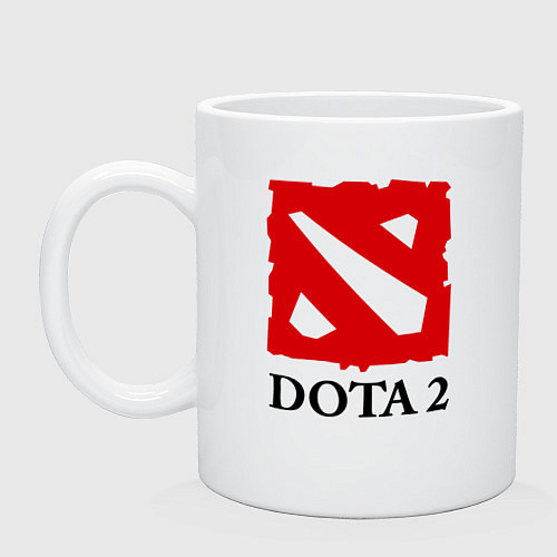 Кружка Dota 2: Logo / Белый – фото 1