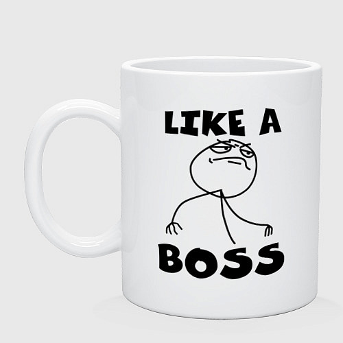 Кружка Like a boss / Белый – фото 1