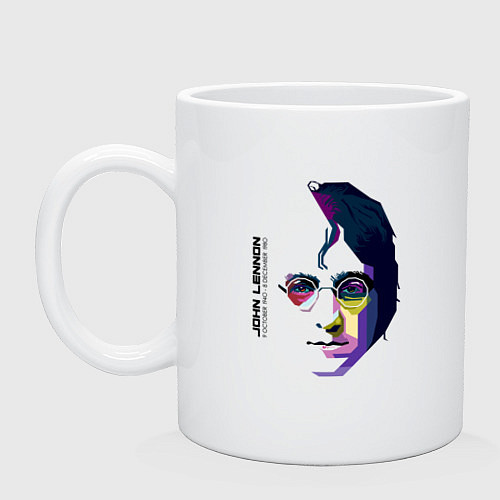 Кружка John Lennon: Techno / Белый – фото 1