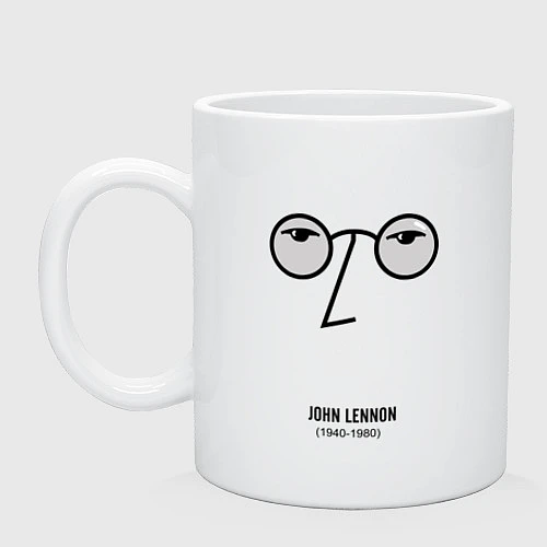 Кружка John Lennon: 1940-1980 / Белый – фото 1