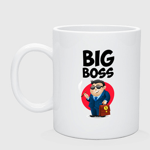 Кружка Big Boss / Начальник / Белый – фото 1