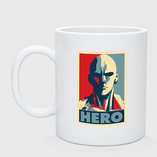 Кружка Saitama Hero / Белый – фото 1