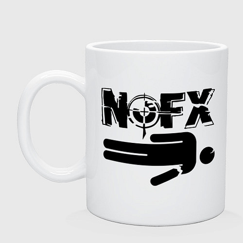 Кружка NOFX crushman / Белый – фото 1