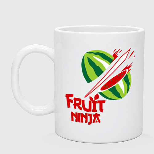 Кружка Fruit Ninja / Белый – фото 1