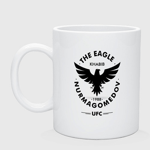 Кружка The Eagle: Khabib UFC / Белый – фото 1