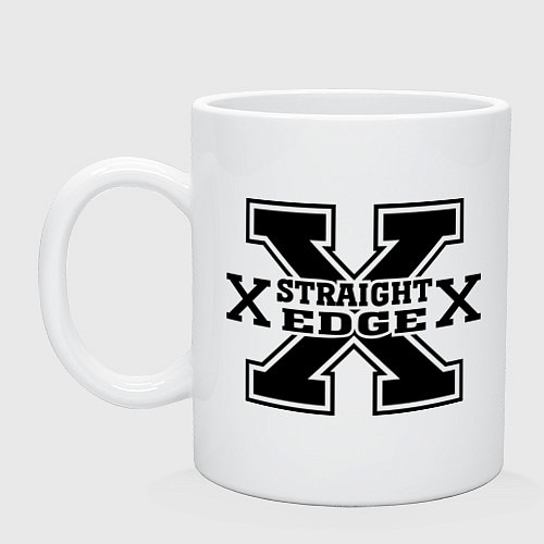 Кружка SXe: Streght edge / Белый – фото 1