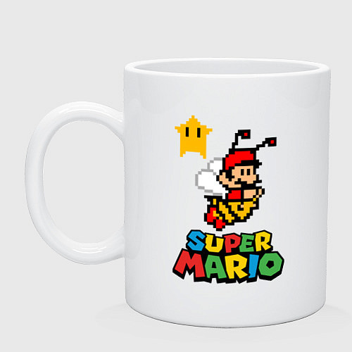 Кружка Bee Super Mario / Белый – фото 1