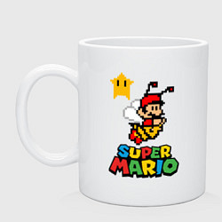 Кружка керамическая Bee Super Mario, цвет: белый