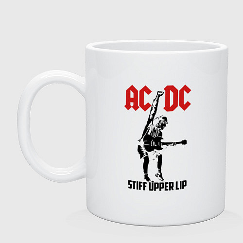 Кружка AC/DC: Stiff Upper Lip / Белый – фото 1