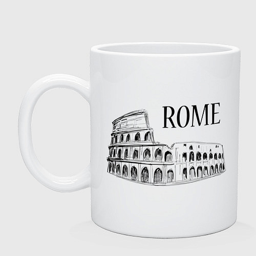 Кружка Rome Coliseum / Белый – фото 1