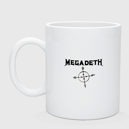 Кружка Megadeth Compass / Белый – фото 1