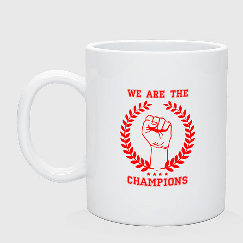 Кружка We are tha Champions / Белый – фото 1