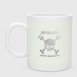 Кружка керамическая Metallica: Death magnetic, цвет: фосфор