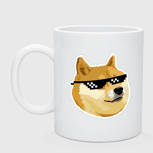 Кружка Doge: Deal with it / Белый – фото 1