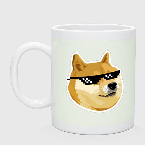 Кружка Doge: Deal with it / Фосфор – фото 1