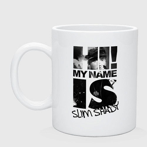 Кружка My name is slim shady / Белый – фото 1