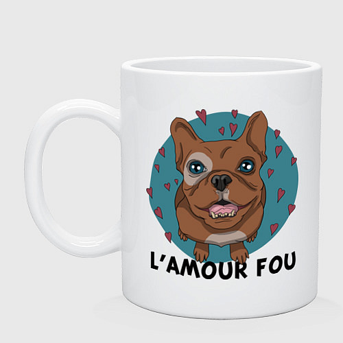 Кружка L'amour Fou / Белый – фото 1