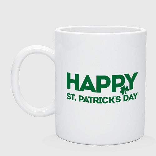 Кружка Happy st. Patriks day / Белый – фото 1