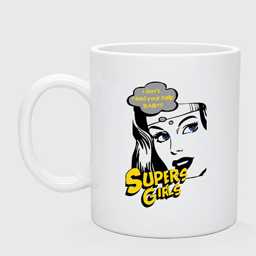 Кружка Supers Girls / Белый – фото 1