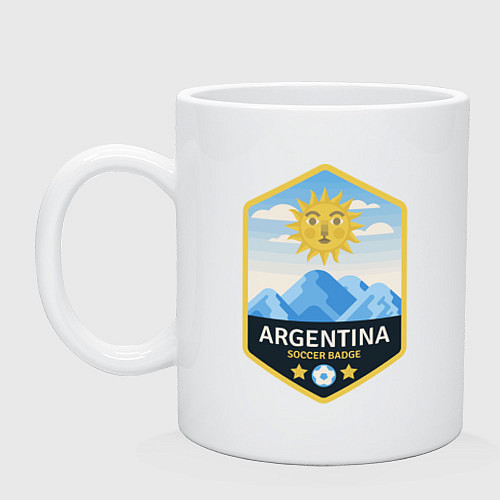 Кружка Argentina Soccer / Белый – фото 1