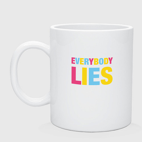 Кружка Everybody Lies / Белый – фото 1