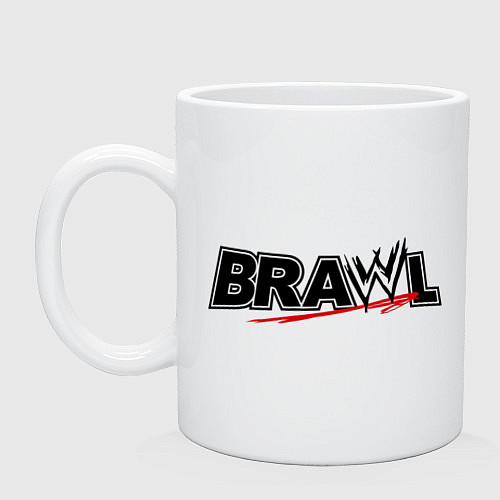 Кружка WWE Brawl / Белый – фото 1