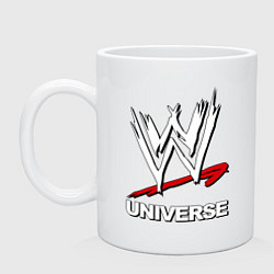 Кружка керамическая WWE universe, цвет: белый