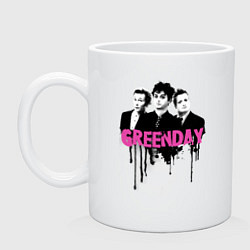 Кружка керамическая The Green Day, цвет: белый