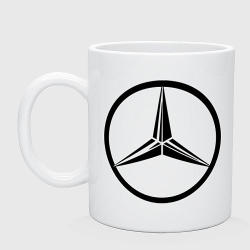 Кружка Mercedes-Benz logo / Белый – фото 1