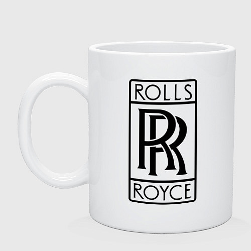 Кружка Rolls-Royce logo / Белый – фото 1