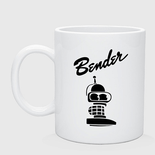 Кружка Bender monochrome / Белый – фото 1