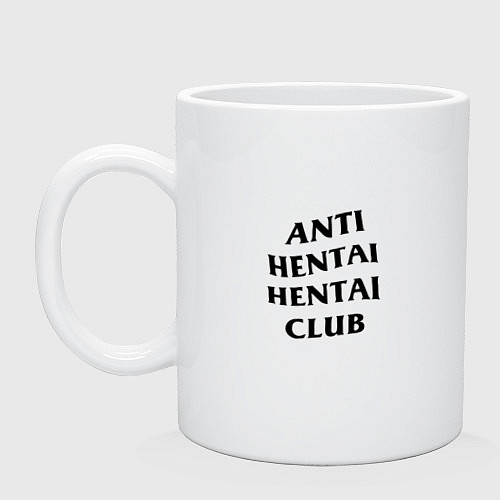 Кружка ANTI HENTAI CLUB / Белый – фото 1