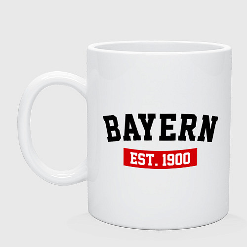 Кружка FC Bayern Est. 1900 / Белый – фото 1