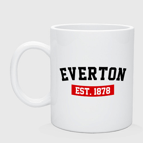 Кружка FC Everton Est. 1878 / Белый – фото 1