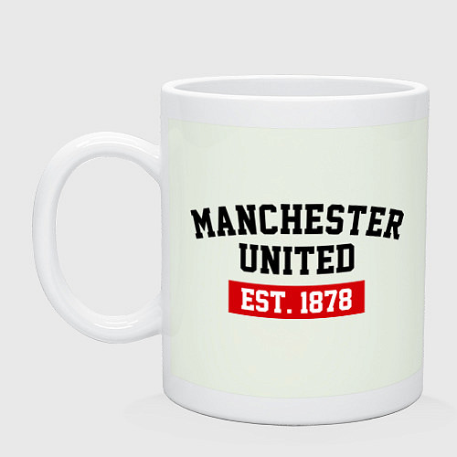 Кружка FC Manchester United Est. 1878 / Фосфор – фото 1