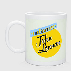 Кружка керамическая John Lennon: The Beatles, цвет: фосфор