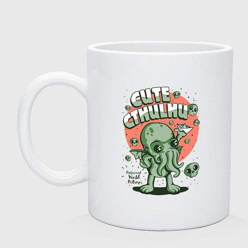 Кружка Cute Cthulhu / Белый – фото 1