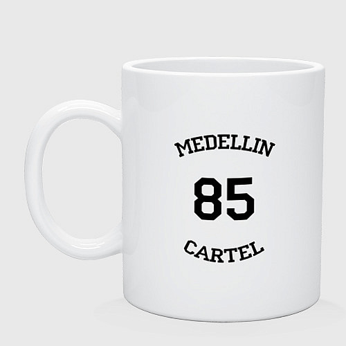 Кружка Medellin Cartel 85 / Белый – фото 1