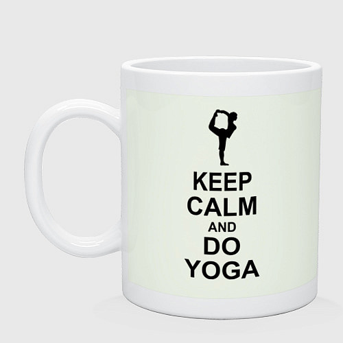 Кружка Keep Calm & Do Yoga / Фосфор – фото 1