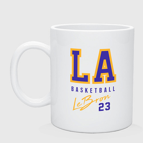 Кружка Lebron 23: Los Angeles / Белый – фото 1