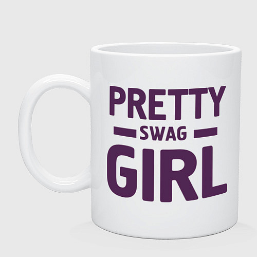 Кружка Pretty SWAG Girl / Белый – фото 1