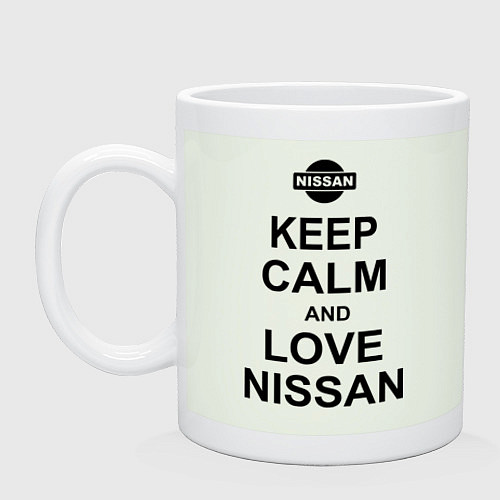 Кружка Keep Calm & Love Nissan / Фосфор – фото 1