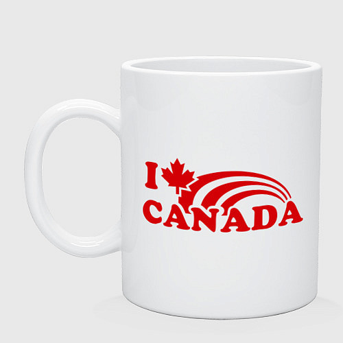 Кружка I love Canada / Белый – фото 1