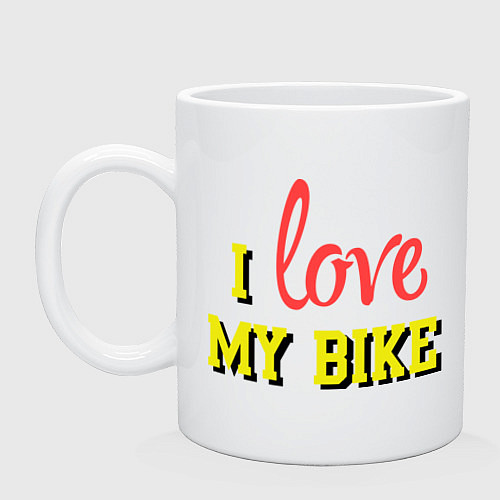 Кружка I love my bike / Белый – фото 1