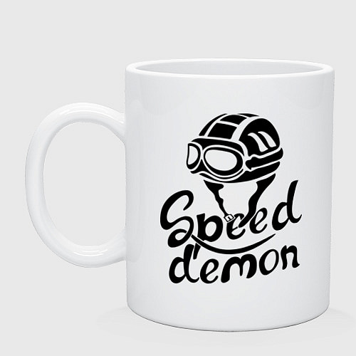 Кружка Speed demon / Белый – фото 1