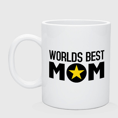 Кружка Worlds Best Mom / Белый – фото 1